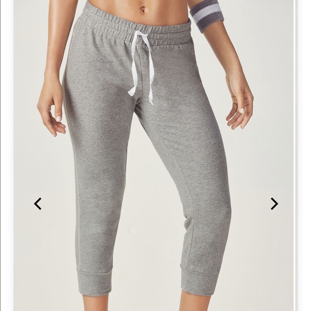 Fabletics Grey Terry Jogger. Size M​​​​​​​